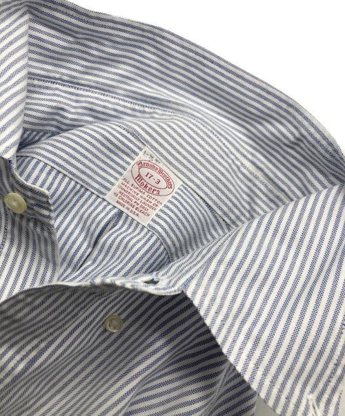 BROOKS BROTHERS（ブルックスブラザーズ）BROOKS BROTHERS (ブルックスブラザーズ) ストライプシャツ スカイブルー×ホワイト サイズ:17の古着・服飾アイテム