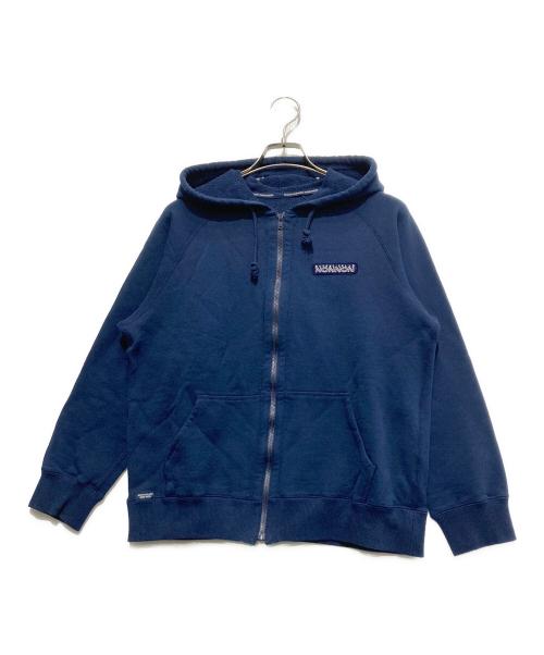 Mademoiselle NON NON（マドモアゼルノンノン）Mademoiselle NON NON (マドモアゼルノンノン) ジップパーカー ネイビー サイズ:不明の古着・服飾アイテム