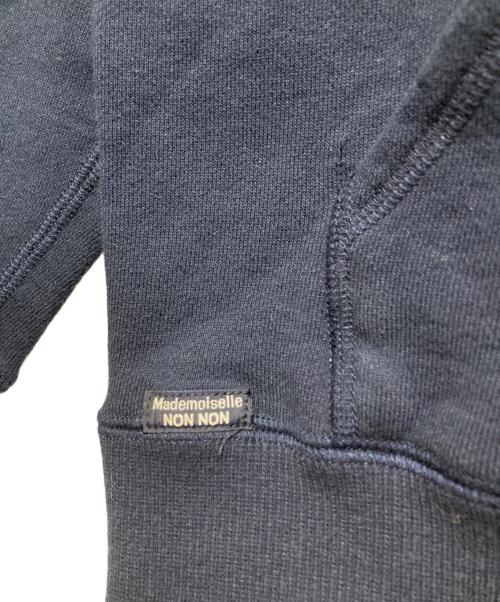 Mademoiselle NON NON（マドモアゼルノンノン）Mademoiselle NON NON (マドモアゼルノンノン) ジップパーカー ネイビー サイズ:不明の古着・服飾アイテム