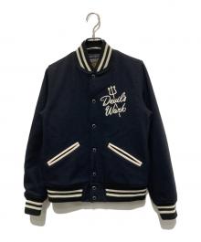 Hysteric Glamour（ヒステリックグラマー）の古着「刺繍スタジャン」｜ブラック