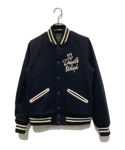 Hysteric Glamour（ヒステリックグラマー）Hysteric Glamour (ヒステリックグラマー) 刺繍スタジャン ブラック サイズ:Mの古着・服飾アイテム