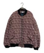 MAISON SPECIALメゾンスペシャル）の古着「PRIME OVER MA-1」｜レッド×ホワイト