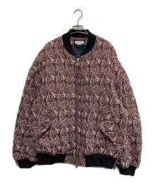 MAISON SPECIAL（メゾンスペシャル）の古着「PRIME OVER MA-1」｜レッド×ホワイト