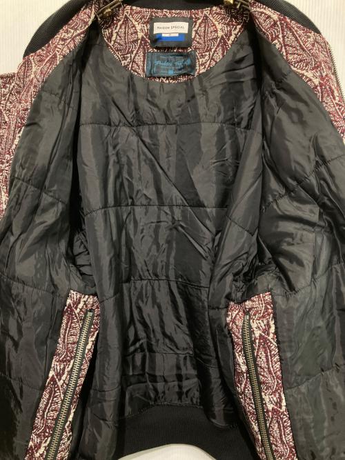 MAISON SPECIAL（メゾンスペシャル）MAISON SPECIAL (メゾンスペシャル) PRIME OVER MA-1 レッド×ホワイト サイズ:1の古着・服飾アイテム