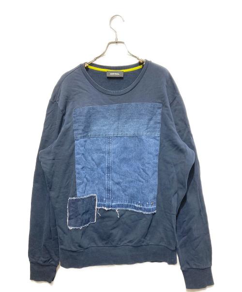 DIESEL（ディーゼル）DIESEL (ディーゼル) スウェット ネイビー サイズ:XLの古着・服飾アイテム