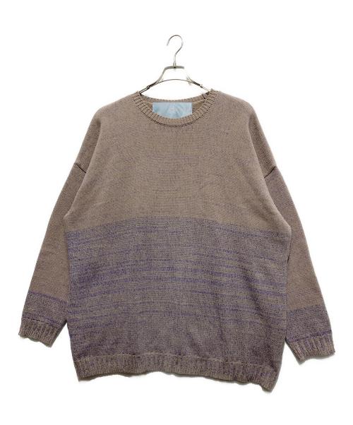 Dulcamara（ドゥルカマラ）Dulcamara (ドゥルカマラ) クルーネックニット ベージュ サイズ:サイズ1の古着・服飾アイテム