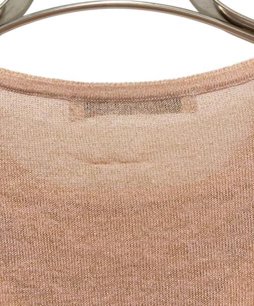 ANAYI（アナイ）ANAYI (アナイ) レーヨンラメカーディガン ピンク サイズ:38の古着・服飾アイテム