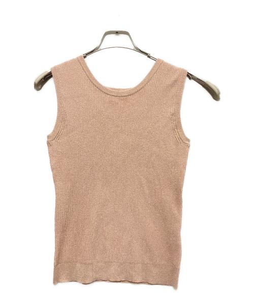 ANAYI（アナイ）ANAYI (アナイ) レーヨンラメカーディガン ピンク サイズ:38の古着・服飾アイテム