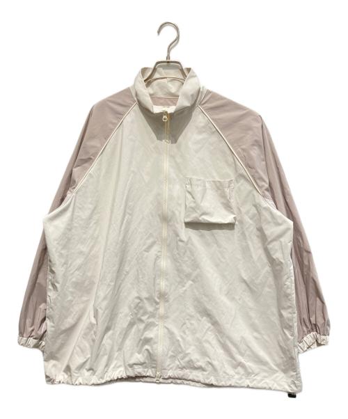 FRENCH Bleu（フレンチブリュ）FRENCH Bleu (フレンチブリュ) (g) (グラム) 別注スイッチングパターンブルゾン ベージュ サイズ:FREEの古着・服飾アイテム