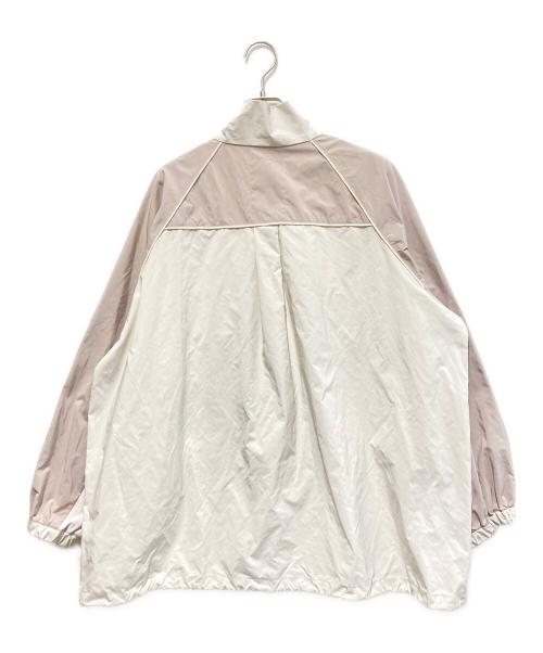 FRENCH Bleu（フレンチブリュ）FRENCH Bleu (フレンチブリュ) (g) (グラム) 別注スイッチングパターンブルゾン ベージュ サイズ:FREEの古着・服飾アイテム