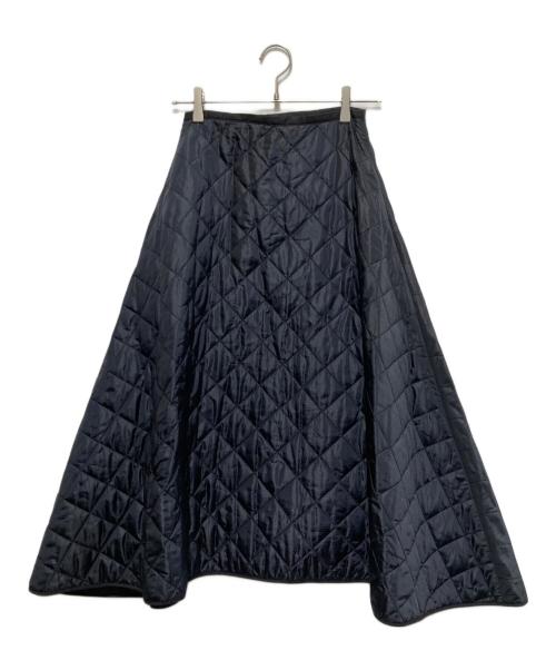 MADISON BLUE（マディソンブルー）MADISON BLUE (マディソンブルー) MOLLET FLARE SK QUILTING/ミモレ フレア スカート キルティング ブラック サイズ:00の古着・服飾アイテム