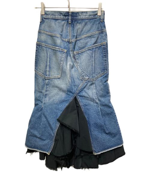 MADISON BLUE（マディソンブルー）MADISON BLUE (マディソンブルー) 5POCKET REMAKE FRILL SK/5ポケットリメイクフリルスカート インディゴ サイズ:00の古着・服飾アイテム