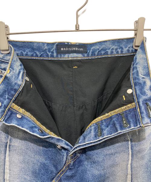 MADISON BLUE（マディソンブルー）MADISON BLUE (マディソンブルー) 5POCKET REMAKE FRILL SK/5ポケットリメイクフリルスカート インディゴ サイズ:00の古着・服飾アイテム