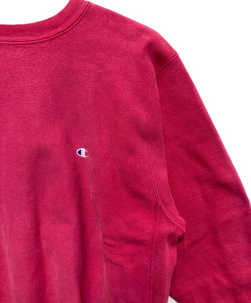 Champion REVERSE WEAVE（チャンピオン リバース ウィーブ）Champion REVERSE WEAVE (チャンピオン リバース ウィーブ) ヴィンテージ刺繍スウェット ピンク サイズ:Lの古着・服飾アイテム