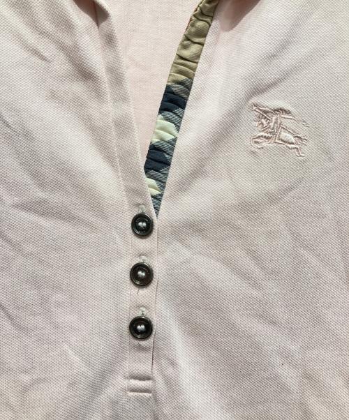 BURBERRY BRIT（バーバリーブリット）BURBERRY BRIT (バーバリーブリット) ポロシャツ ピンク サイズ:Ｓ 未使用品の古着・服飾アイテム