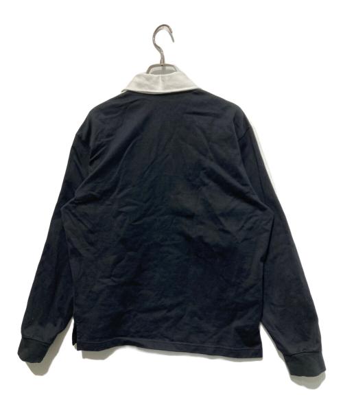 adidas（アディダス）adidas (アディダス) アディカラーラグビーポロシャツ ブラック サイズ:Mの古着・服飾アイテム