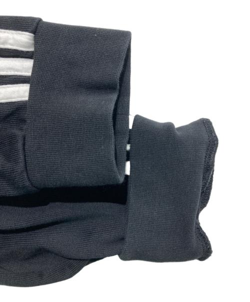 adidas（アディダス）adidas (アディダス) アディカラーラグビーポロシャツ ブラック サイズ:Mの古着・服飾アイテム