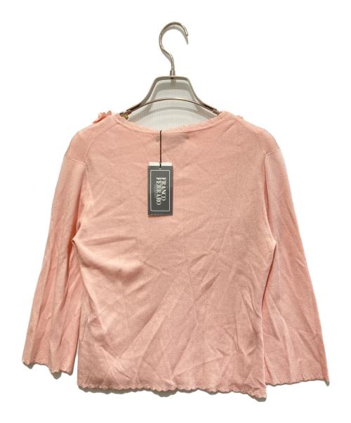 FRANCO FERRARO（フランコフェラーロ）FRANCO FERRARO (フランコフェラーロ) アンサンブルカーディガン ピンク サイズ:2の古着・服飾アイテム