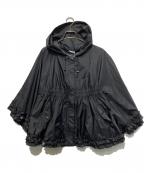 TO BE CHICトゥービーシック）の古着「フリルナイロンパーカー」｜ブラック