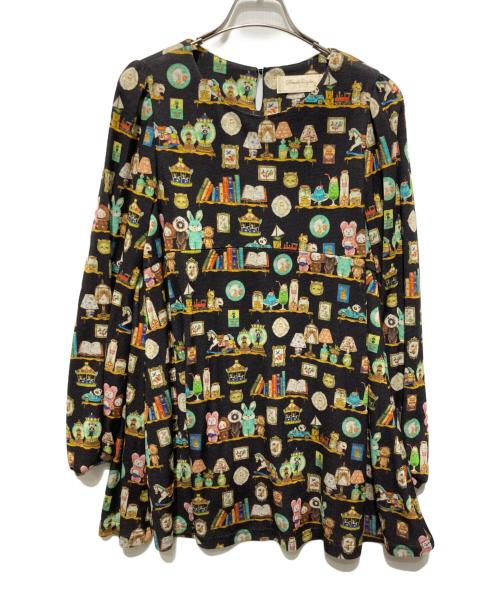 franche lippee（フランシュリッペ）franche lippee (フランシュリッペ) ホビールーム柄カットソー ブラック サイズ:表記なしの古着・服飾アイテム