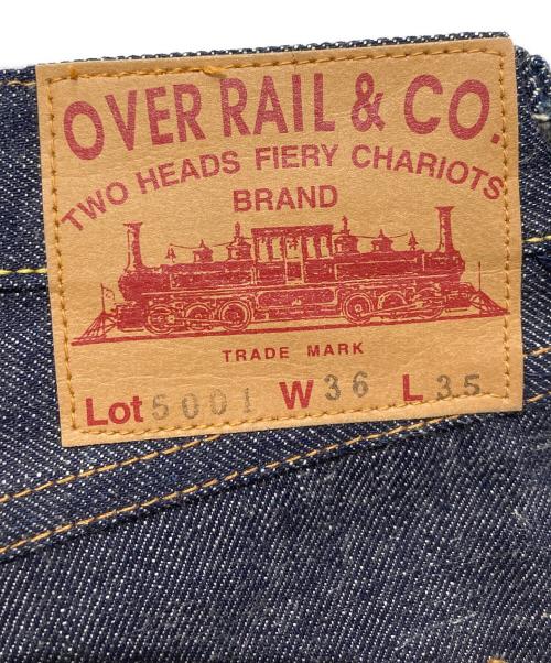 OVER RAIL & CO（オーバーレイル）OVER RAIL & CO (オーバーレイル) 5001リジットデニム インディゴ サイズ:36の古着・服飾アイテム
