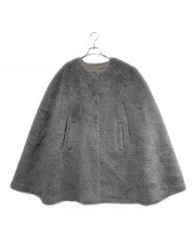 U Big（ユービッグ）の古着「アルパカケープ」｜グレー