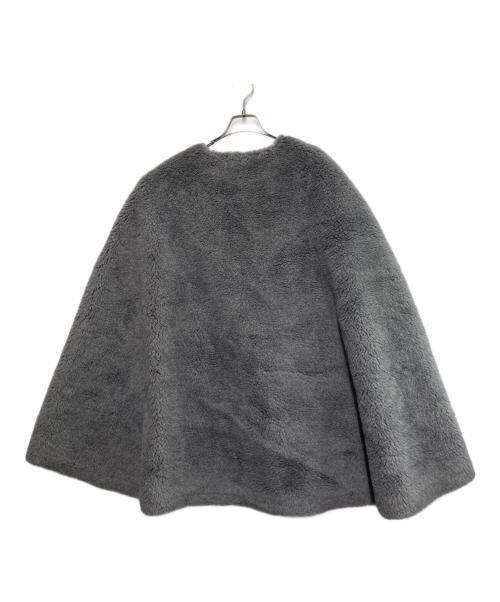 U Big（ユービッグ）U Big (ユービッグ) アルパカケープ グレー サイズ:FREEの古着・服飾アイテム