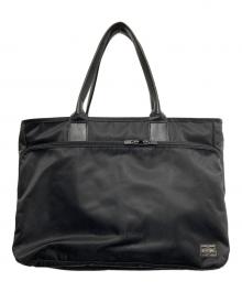 PORTER（ポーター）の古着「TIME TOTE BAG」｜ブラック