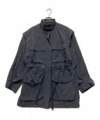 Curensologyカレンソロジー）の古着「ミリタリー2WAYブルゾン」｜ブラック