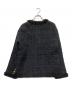 UNITED ARROWS (ユナイテッドアローズ) ファンシーツイードVネック ブラック サイズ:38：7000円