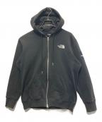 THE NORTH FACEザ ノース フェイス）の古着「スクエアロゴフルジップ」｜ブラック
