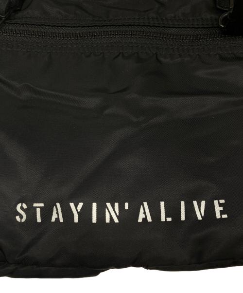 Hysteric Glamour（ヒステリックグラマー）Hysteric Glamour (ヒステリックグラマー) staying aliveショルダーバッグ ブラックの古着・服飾アイテム