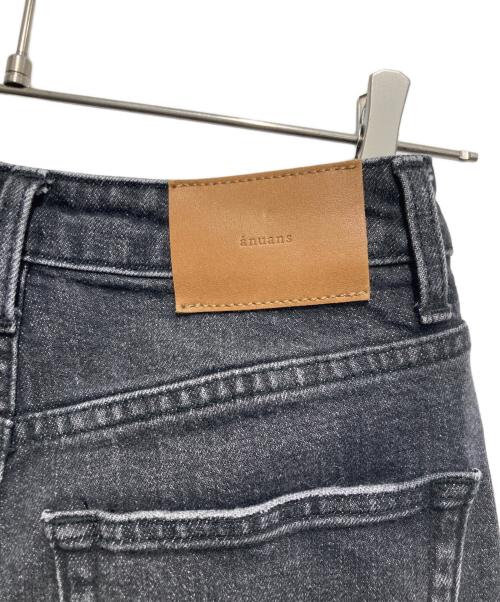 anuans（アニュアンス）anuans (アニュアンス) Boys fit denim/デニムパンツ/ブラックデニム ブラックの古着・服飾アイテム