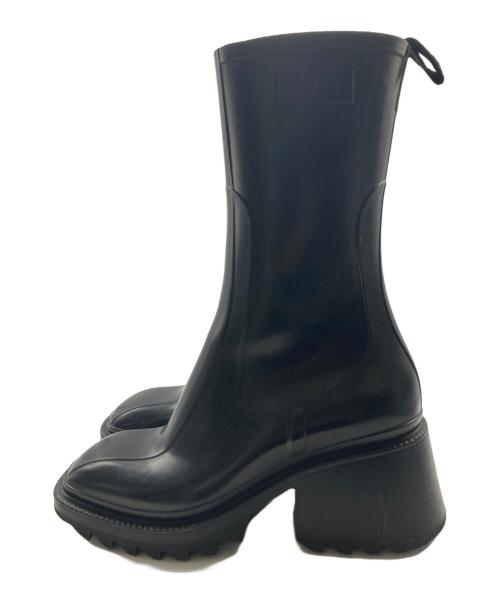 Chloe（クロエ）Chloe (クロエ) レインブーツ ブラック サイズ:36の古着・服飾アイテム