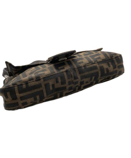 FENDI（フェンディ）FENDI (フェンディ) マンマバケットズッカ柄キャンバスショルダーバッグ ブラウンの古着・服飾アイテム