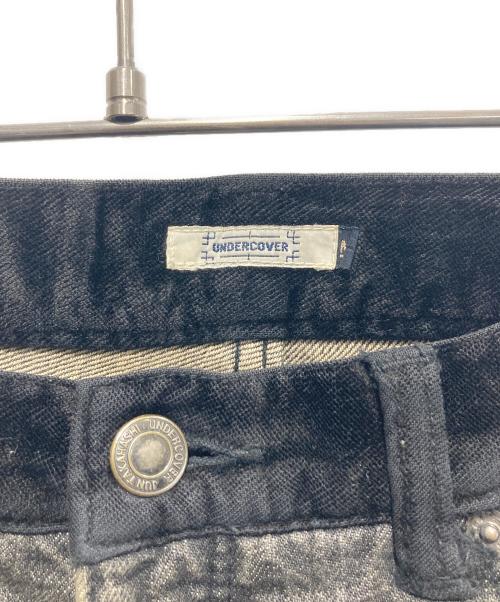 UNDERCOVER（アンダーカバー）UNDERCOVER (アンダーカバー) 02AWクラッシュデニムパンツ ブラック サイズ:Mの古着・服飾アイテム