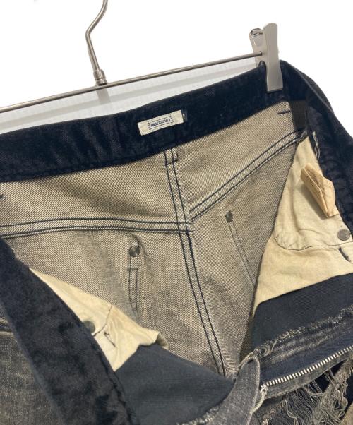 UNDERCOVER（アンダーカバー）UNDERCOVER (アンダーカバー) 02AWクラッシュデニムパンツ ブラック サイズ:Mの古着・服飾アイテム