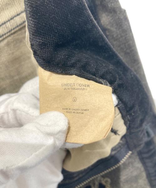 UNDERCOVER（アンダーカバー）UNDERCOVER (アンダーカバー) 02AWクラッシュデニムパンツ ブラック サイズ:Mの古着・服飾アイテム
