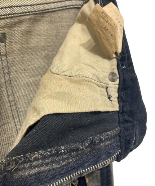 UNDERCOVER（アンダーカバー）UNDERCOVER (アンダーカバー) 02AWクラッシュデニムパンツ ブラック サイズ:Mの古着・服飾アイテム