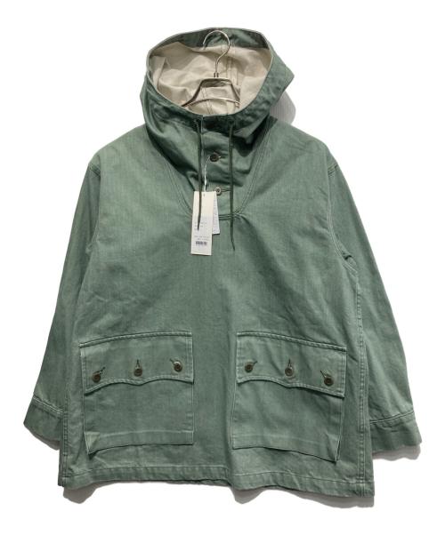 JOHNBULL（ジョンブル）Johnbull (ジョンブル) 12ozピグメントデニムアノラック グリーン サイズ:S 未使用品の古着・服飾アイテム