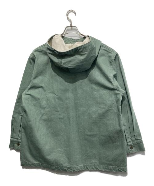 JOHNBULL（ジョンブル）Johnbull (ジョンブル) 12ozピグメントデニムアノラック グリーン サイズ:S 未使用品の古着・服飾アイテム