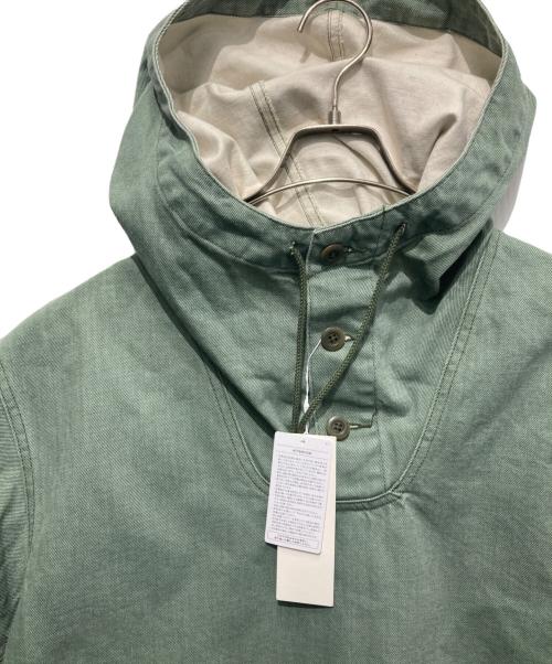 JOHNBULL（ジョンブル）Johnbull (ジョンブル) 12ozピグメントデニムアノラック グリーン サイズ:S 未使用品の古着・服飾アイテム