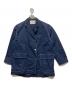 Midi-Umi（ミディウミ）の古着「24SSコットンリネン ダブルテーラードジャケット」｜ネイビー