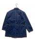 Midi-Umi (ミディウミ) 24SSコットンリネン ダブルテーラードジャケット ネイビー サイズ:Free：7000円