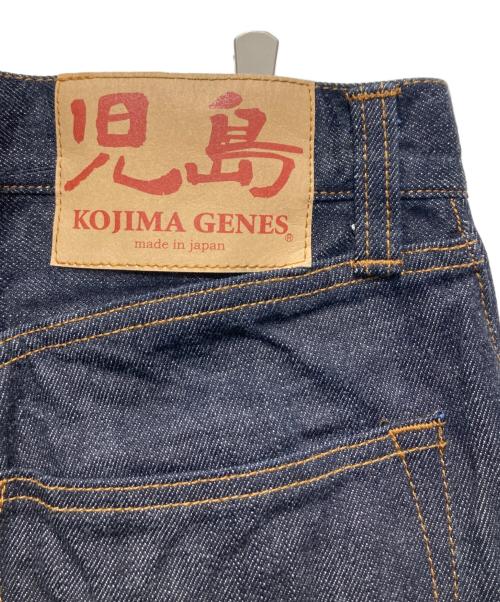 KOJIMA GENES（コジマジーンズ）KOJIMA GENES (コジマジーンズ) ストライプ切替デニムパンツ インディゴ サイズ:34の古着・服飾アイテム