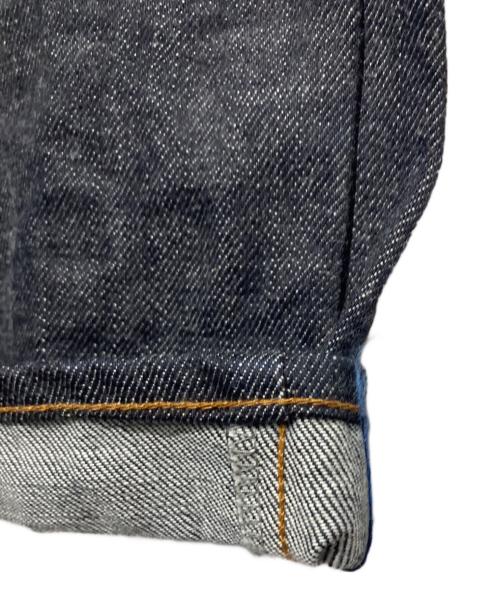 KOJIMA GENES（コジマジーンズ）KOJIMA GENES (コジマジーンズ) ストライプ切替デニムパンツ インディゴ サイズ:34の古着・服飾アイテム