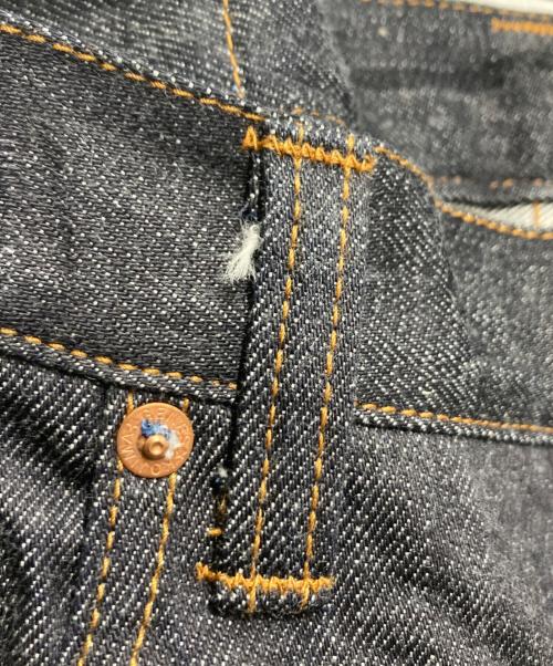 KOJIMA GENES（コジマジーンズ）KOJIMA GENES (コジマジーンズ) ストライプ切替デニムパンツ インディゴ サイズ:34の古着・服飾アイテム