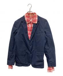 COMME des GARCONS JUNYA WATANABE MAN×LEVI'S（コム デ ギャルソン ジュンヤ ワタナベ マン×リーバイス）の古着「ドッキングジャケット」｜ネイビー×レッド