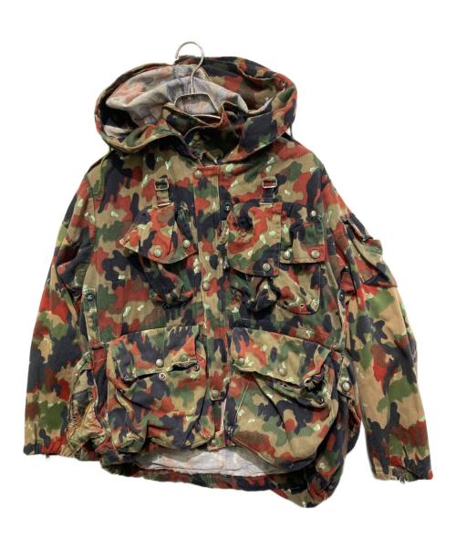 古着（フルギ）古着 (フルギ) 70s/スイス軍 アルペンカモマウンテンジャケット グリーン サイズ:48の古着・服飾アイテム