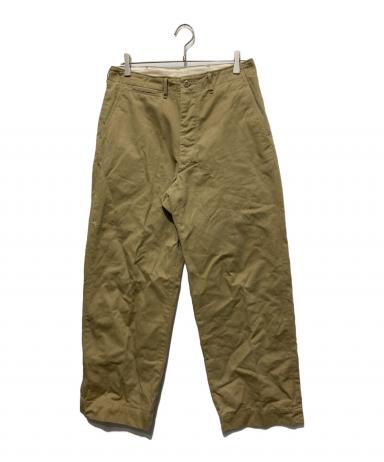 LE （エルイー）M-43チノパンツ　WIDE（ワイド）　サイズ32 ベージュ 中古・古着通販】LE (エルイー) M43スタンダードチノ ベージュ サイズ